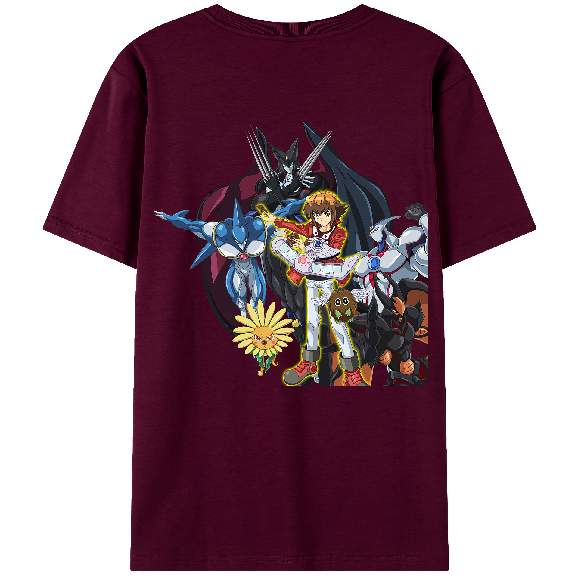 （画像用） 遊☆戯☆王 Yu-Gi-Oh! レディース半袖Tシャツ(バックプリント)